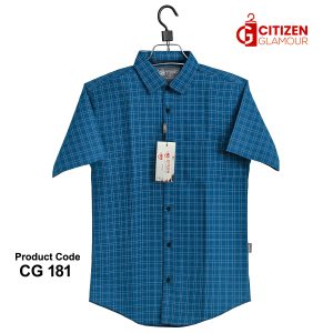 CHECK HALF SHIRT [CG-181]