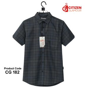 CHECK HALF SHIRT [CG-182]